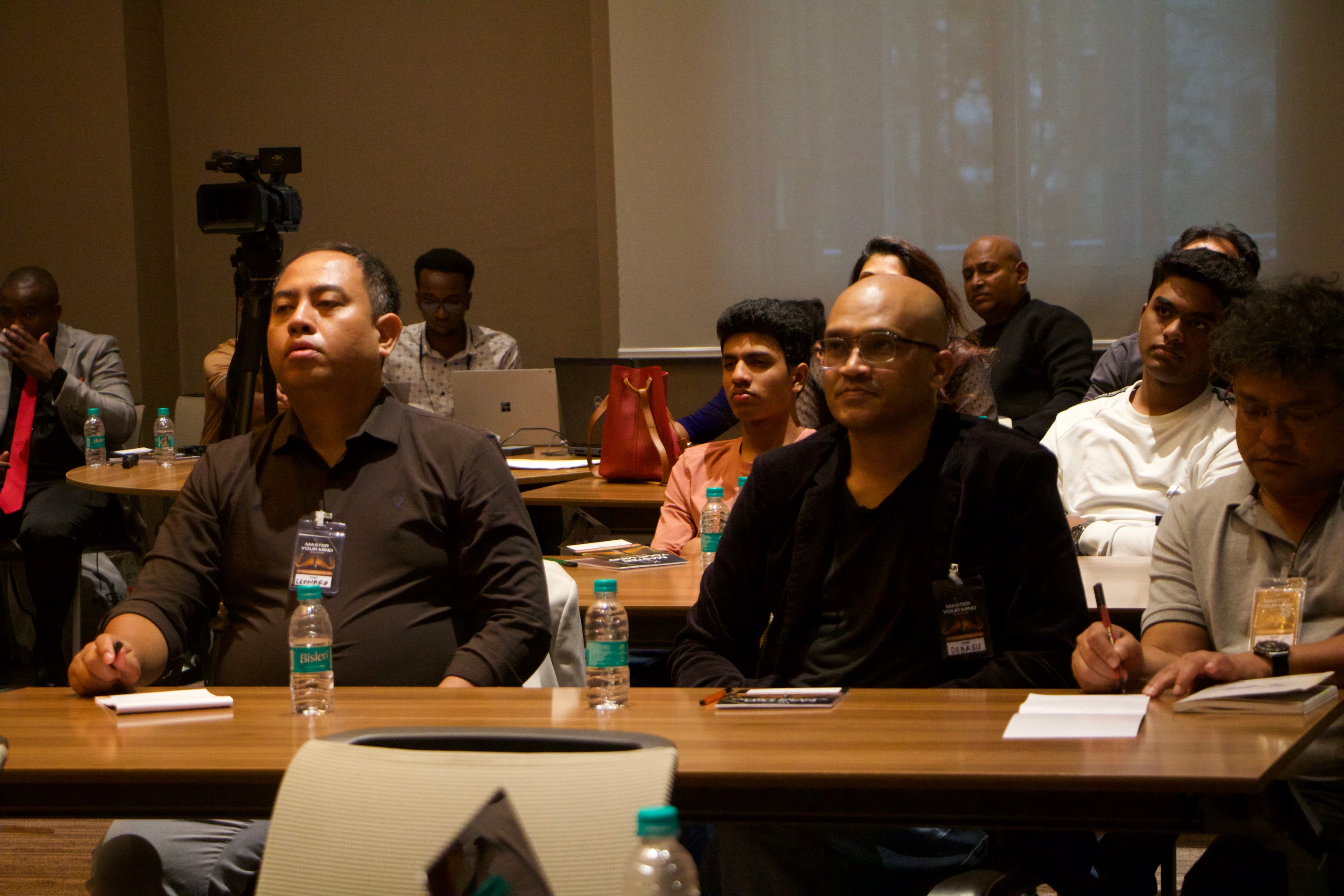 Audience listening intently at a Life Speaks event